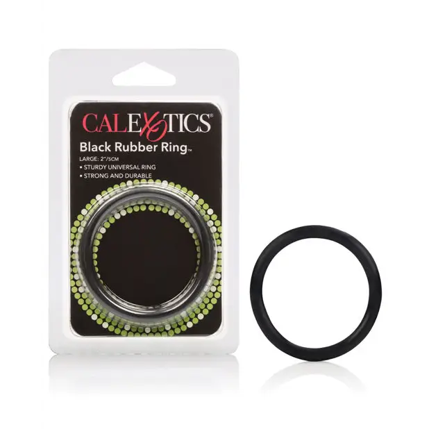 Black Rubber Ring - Large - Penis Enhancement