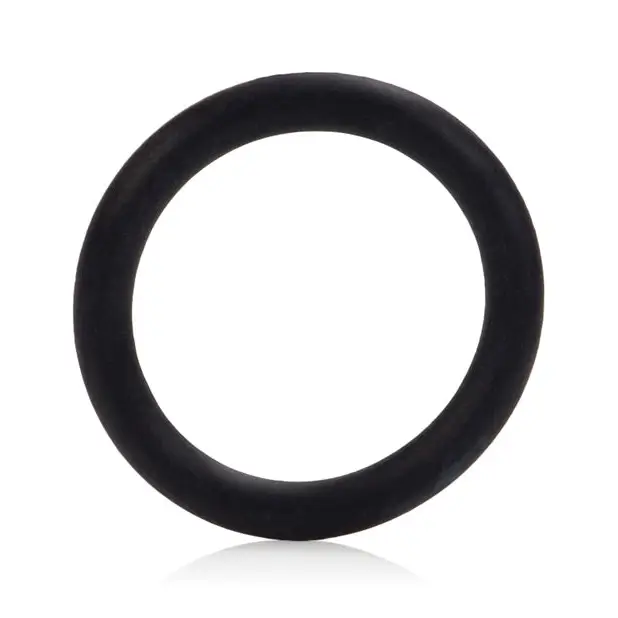 Black Rubber Ring - Medium - Penis Enhancement