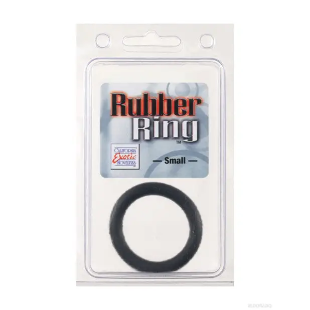 Black Rubber Ring - Small - Penis Enhancement