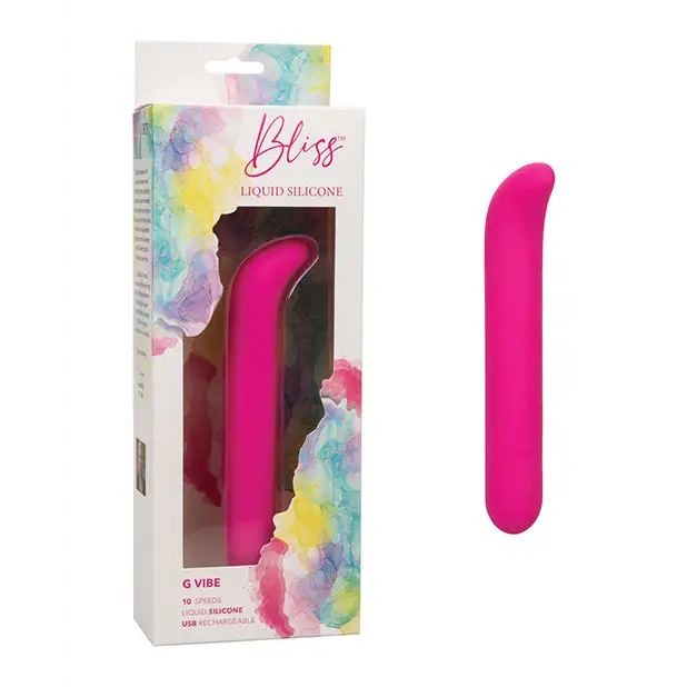 Bliss Liquid Silicone G Vibe - Pink - Vibrators