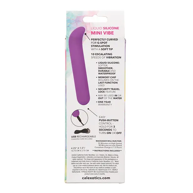 Bliss Liquid Silicone Mini G Vibe - Vibrators