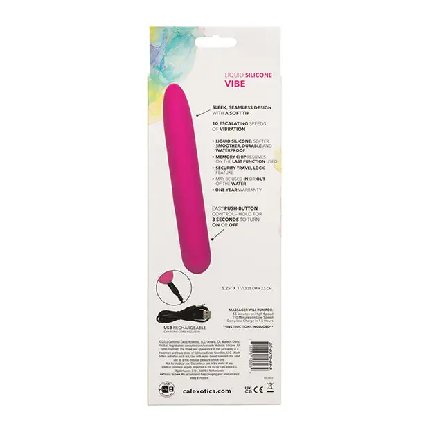 Bliss Liquid Silicone Vibe - Pink - Vibrators