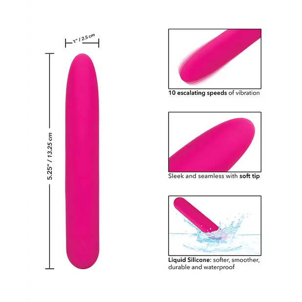 Bliss Liquid Silicone Vibe - Pink - Vibrators