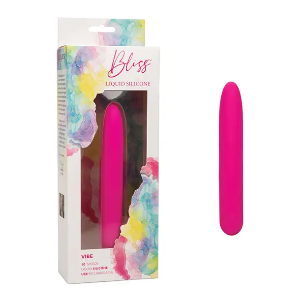 Bliss Liquid Silicone Vibe - Pink - Vibrators