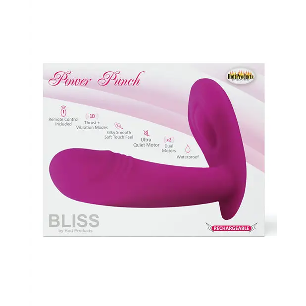 Bliss Power Punch Thrusting Vibe - Vibrators