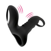 Bliss Shaft Rider Vibrating Cock Ring Sleeve - Black - Penis Enhancement