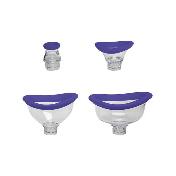 Bloom Intimate Body Automatic Vibrating Rechargeable Pump - Purple/White - Stimulators