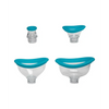 Bloom Intimate Body Automatic Vibrating Rechargeable Pump - Sky Blue/White - Stimulators