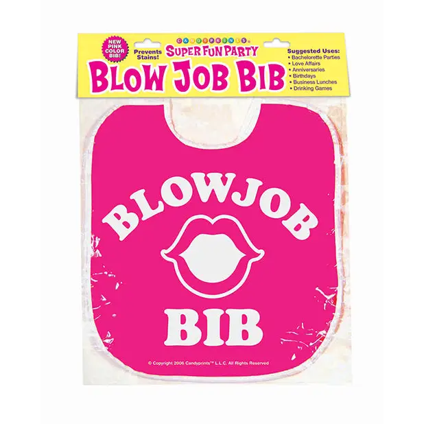 Blow Job Bib - Pink