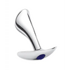 Blue Line 2.5’’ Stainless Steel Bling Prostate Massager Plug - Anal Products