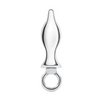 Blue Line 2.5’’ Stainless Steel Metal Tapered Butt Plug With Loop Hardware - Anal Products