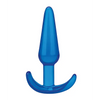 Blue Line C & B 4.25’’ Slim Tapered Butt Plug - Jelly Blue - Anal Products