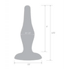 Blue Line C & B 4.75’’ Easy Insertion Plug - Jelly Blue - Anal Products
