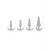 Blue Line C & B 4 pc Anal Training Set - Jelly Blue - Anal Products