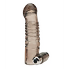 Blue Line C & B 5.25’’ Vibrating Penis Enhancing Sleeve Extension - Smoke - Penis Enhancement