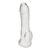 Blue Line C & B 6.25’’ Transparent Penis Enhancing Sleeve Extension - Clear - Penis Enhancement