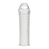 Blue Line C & B 6.5’’ Textured Penis Enhancing Sleeve Extension - Clear - Penis Enhancement
