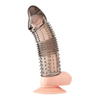 Blue Line C & B 6.5’’ Triple Sensation Penis Enhancing Sleeve Extension - Smoke - Penis Enhancement