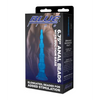 Blue Line C & B 6.75’’ Anal Beads w/Suction Base - Jelly Blue - Anal Products