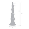 Blue Line C & B 6.75’’ Anal Beads w/Suction Base - Jelly Blue - Anal Products