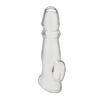 Blue Line C & B 6.75’’ Girthy Penis Enhancing Sleeve Extension - Clear - Penis Enhancement