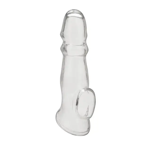 Blue Line C & B 6.75’’ Girthy Penis Enhancing Sleeve Extension - Clear - Penis Enhancement