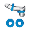 Blue Line C & B Ultra-Stretch Stamina Endurance Ring - Jelly Blue Pack of 2 - Penis Enhancement