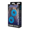Blue Line C & B Ultra-Stretch Stamina Endurance Ring - Jelly Blue Pack of 2 - Penis Enhancement