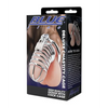 Blue Line Deluxe Chastity Cage - Silver - Bondage Blindfolds & Restraints