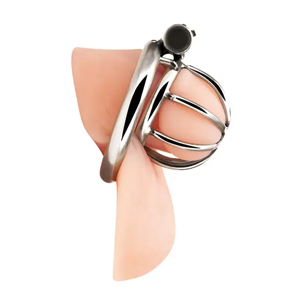 Blue Line Little Cock Chastity Cage - Bondage Blindfolds & Restraints