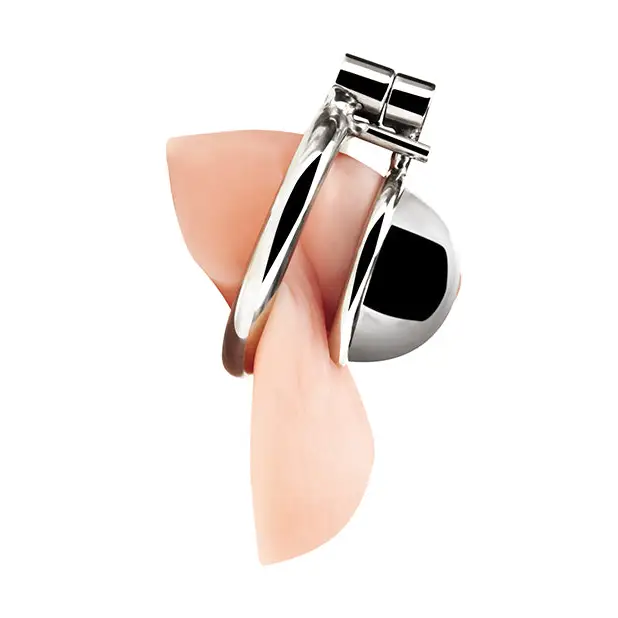 Blue Line Mini Cock Micro Chastity Cage - Bondage Blindfolds & Restraints