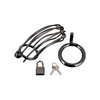 Blue Line Prisoner Cock Cage - Black - Bondage Blindfolds & Restraints