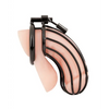 Blue Line Prisoner Cock Cage - Black - Bondage Blindfolds & Restraints