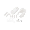 Blue Line Silicone Chastity Cage - White - Bondage Blindfolds & Restraints