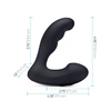 Blue Line Vibrating Prostate Prober w/Remote - Black - Anal Products