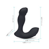 Blue Line Vibrating Prostate Thumper w/Remote - Black - Anal Products
