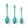 Bluebell Floral 3 Size & Weight Kegel Ball Exercise Set - Blue - Sexual Enhancers