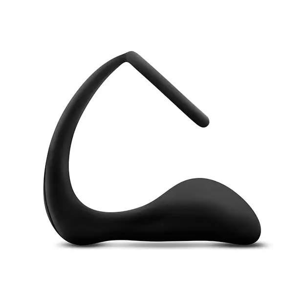 Blush Anal Adventures Cock Ring Plug - Black - Anal Products