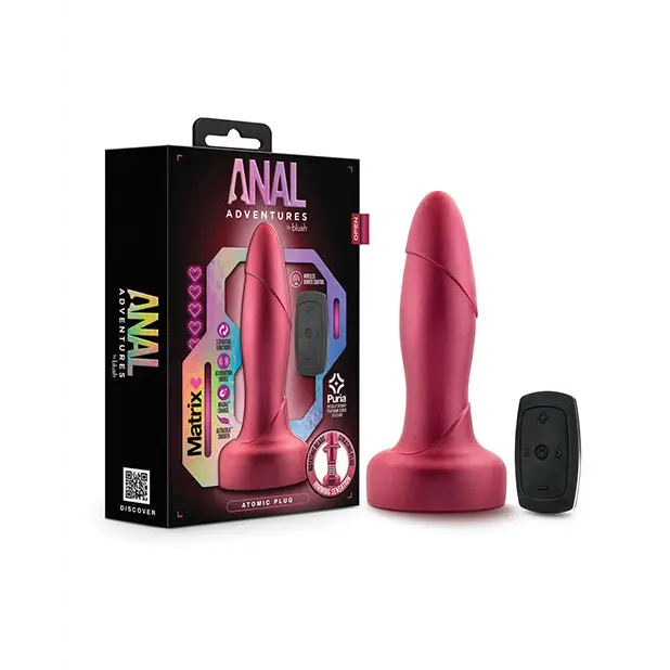 Blush Anal Adventures Matrix Atomic Plug - Martian Wine - Anal Products