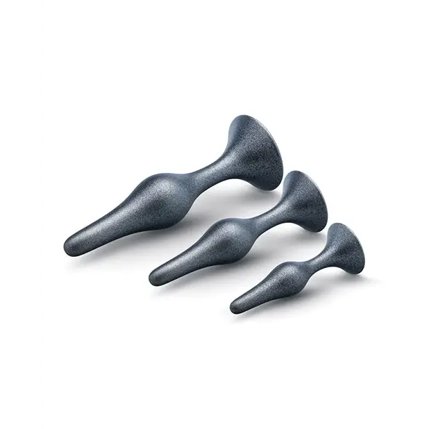 Blush Anal Adventures Matrix Genesis Plug Kit - Silver - Anal Products