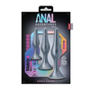 Blush Anal Adventures Matrix Genesis Plug Kit - Silver - Anal Products