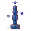 Blush Anal Adventures Matrix Kinetik Plug - Space Age Blue - Anal Products