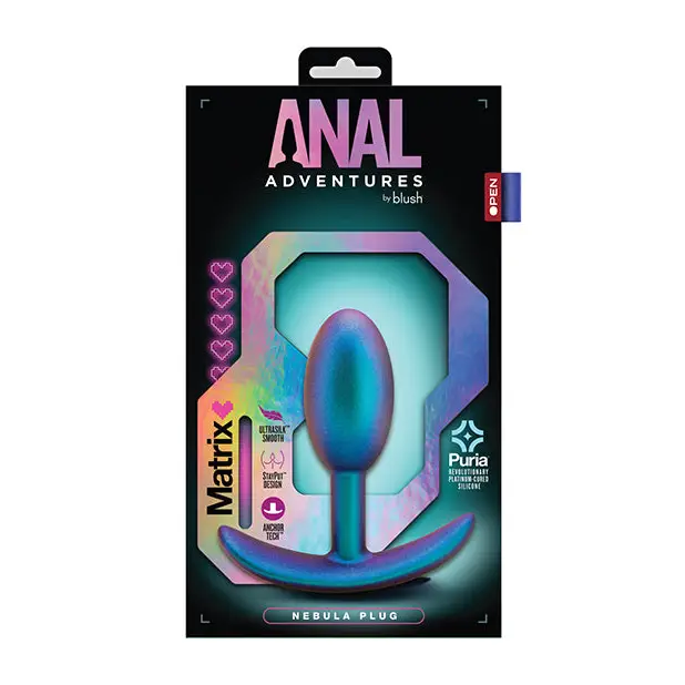 Blush Anal Adventures Matrix Nebula Plug - Turquoise - Anal Products
