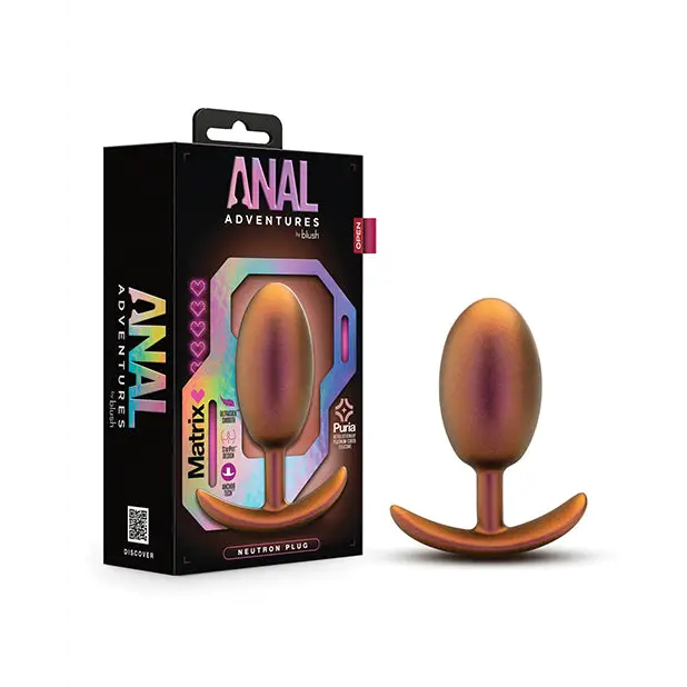 Blush Anal Adventures Matrix Neutron Plug - Copper - Anal Products