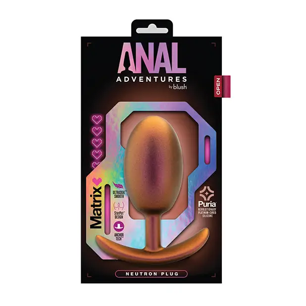 Blush Anal Adventures Matrix Neutron Plug - Copper - Anal Products