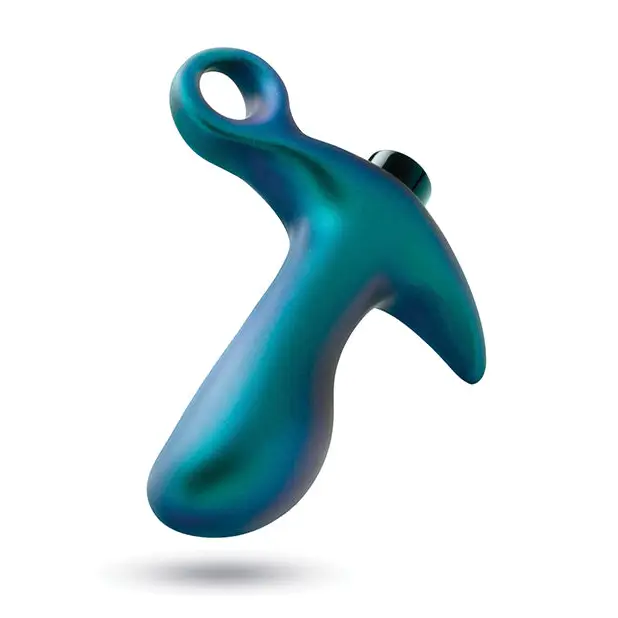 Blush Anal Adventures Matrix Teleportation Plug - Lunar Blue - Anal Products