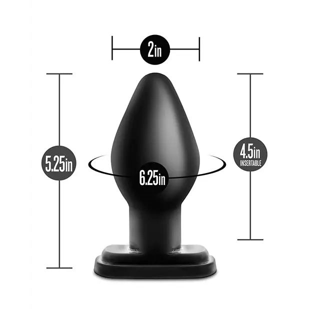 Blush Anal Adventures XL Plug - Black - Anal Products