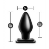 Blush Anal Adventures XXL Plug - Black - Anal Products