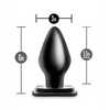 Blush Anal Adventures XXL Plug - Black - Anal Products