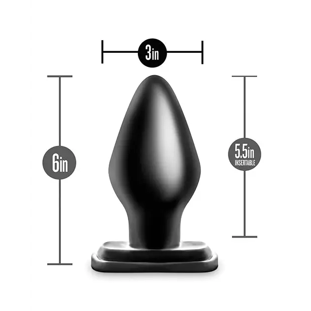 Blush Anal Adventures XXL Plug - Black - Anal Products
